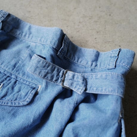[W35 L32] POLO Chambray Cargo pants_MADE IN USA_80-90s vintage_no.1