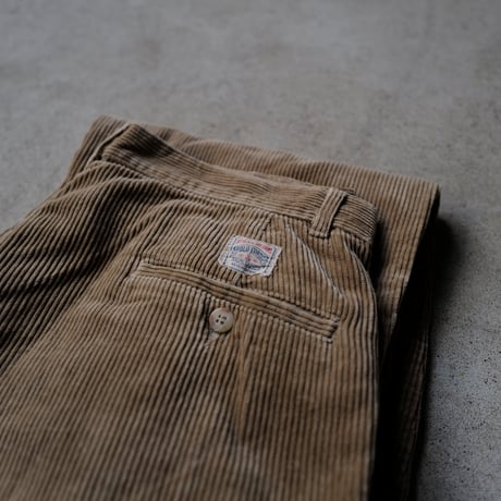 [W34 L29] VINTAGE POLO CORDUROY 2tuck PANTS_Military Color_no.6