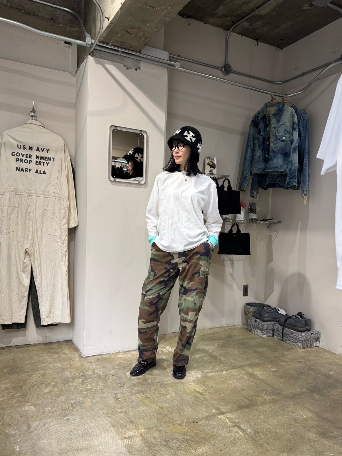 anytee classics] Mint Dyed Long Tee | anytee