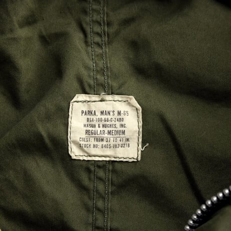 ［M］m65 parka_Silver Zipper First Model_no.276