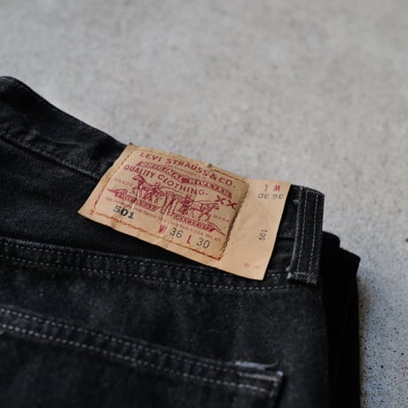 ［W36 L30］Levi's 501_Sulfur Black_no.8
