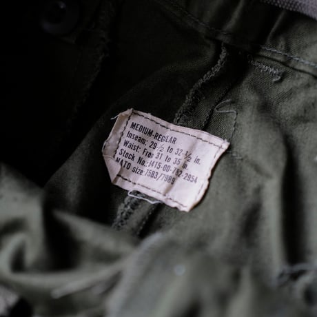 ［M-Regular］USARMY M-65 Trousers_deadstock_no.21