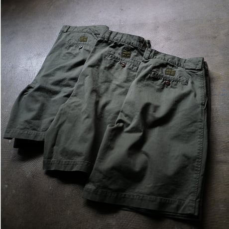 [anytee classics] Officer Shorts_Faded Safari Olive