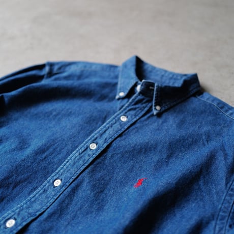 ［L］POLO COUNTRY Denim SHIRTS_80-90s vintage
