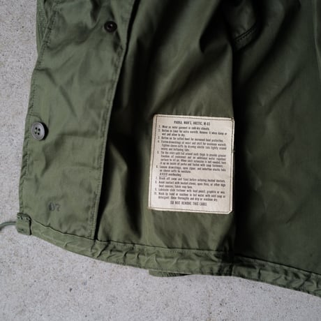 ［S］m65 parka_First Model_Silver Zipper