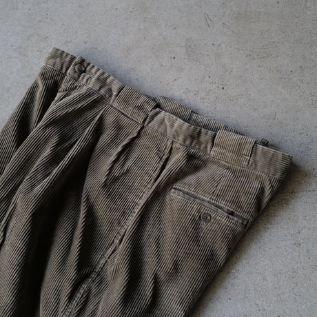 [W36 L30] POLO 2tuck CORDUROY PANTS_80s vintage