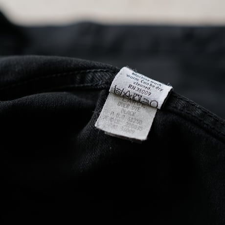 ［L］Calvin Klein Jeans_Sulfur Black Denim Jaket_90s