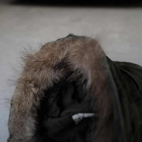 ［Free size］m51_first model_coyote fur hood_no.5