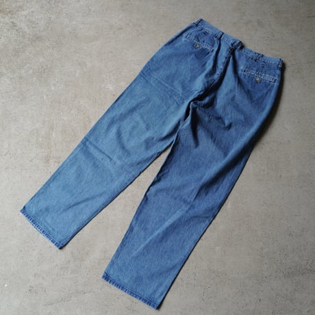 [W36 L32] POLO Denim 2tuck pants_MADE IN USA_80-90s vintage_no.4