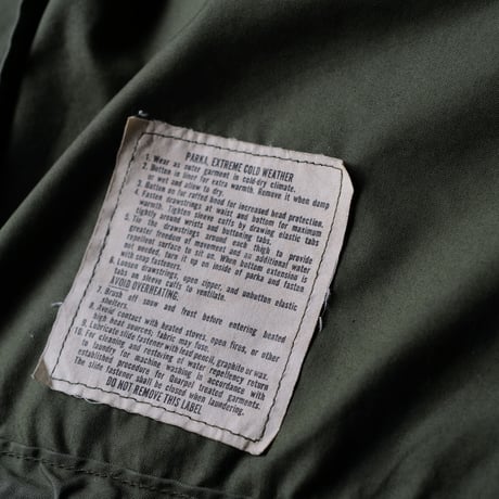 オンライン専用［S］m65 parka_Mini tag model_no.2