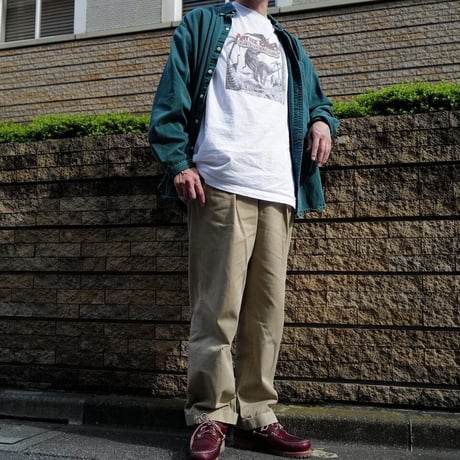 ［XL］PIGMENT DYED SHIRT_J.CREW _80-90s vintage_no.12