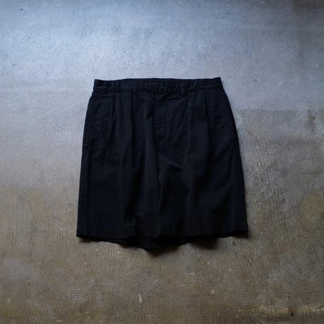 ［W34］Super Black_ "Marvelt" BIG CHINO SHORTS by Polo Ralph Lauren_no.Q3