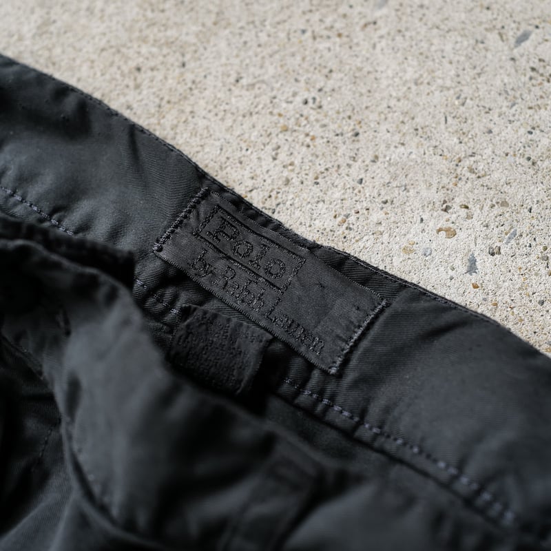 W38］Super Black_ BIG CHINO SHORTS by Polo Ralp