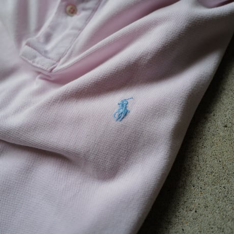 ［L TALL］POLO SHIRT_MADE IN USA_80-90s vintage
