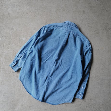 ［XL］BIG SHIRT by Ralph Lauren_denim_90s vintage_no.2