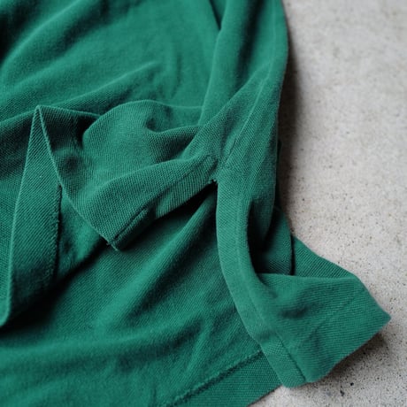 ［XL］POLO SHIRT_MADE IN USA_80-90s vintage_green