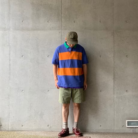 ［XL］POLO SHIRT_MADE IN USA_80-90s vintage_no.11