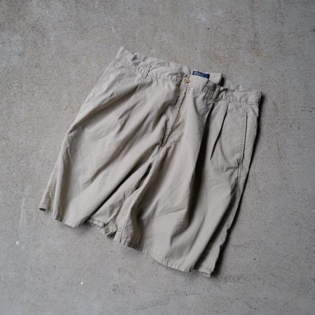 [W40] POLO CHINO SHORTS 2tuck_90s vintage