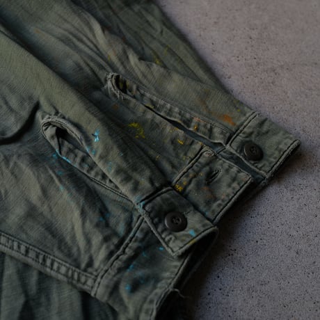 ［XXL (17 1/2)］USARMY Olive Green Shirts_Cotton100_no.6