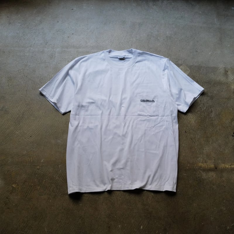 【完売品】anytee Financial Independent Tee anytee classics］Financial Independent Pocket t
