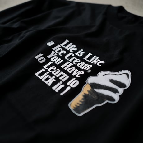[anytee classics] Ice Cream Tee_Black body