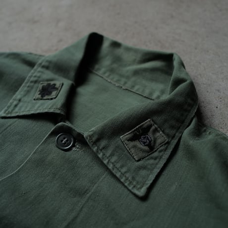 ［XL fit］USARMY Olive Green Shirts_First model_no.10