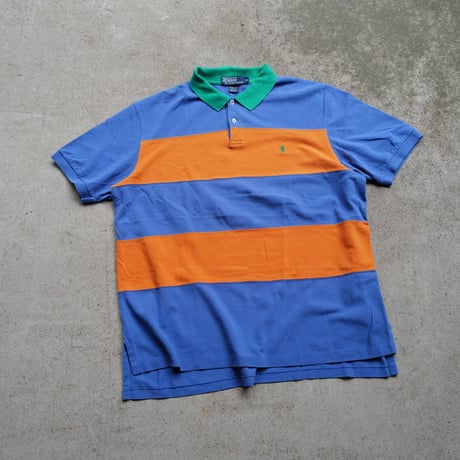 ［XL］POLO SHIRT_MADE IN USA_80-90s vintage_no.11