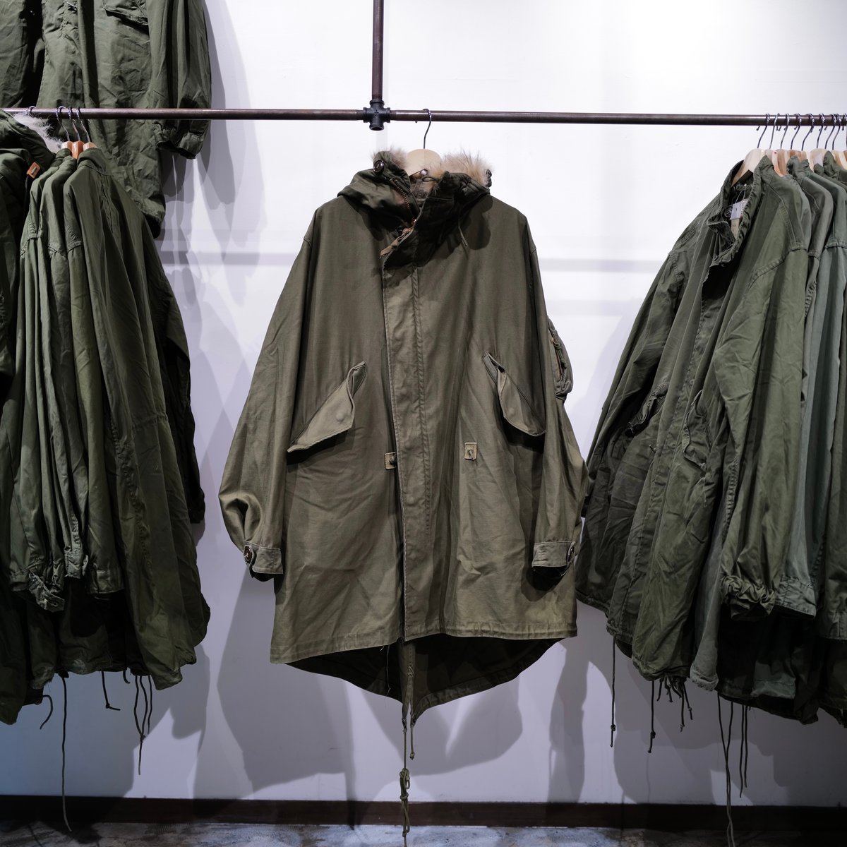 L］m48 parka with stencil | anytee