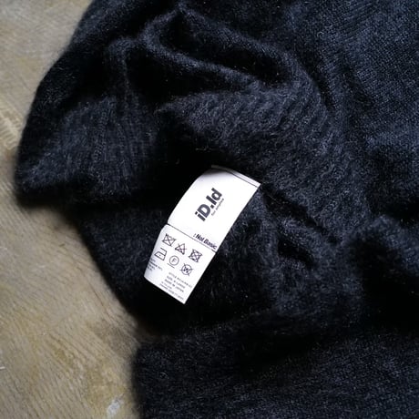 8周年記念店頭限定 Kid Mohair Reversible Knit "Charcoal Black"