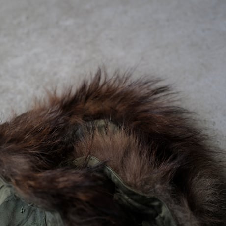 ［Free size］m51_first model_coyote fur hood_deadstock_no.4