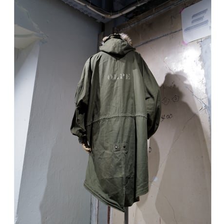 ［L］m48 parka with stencil