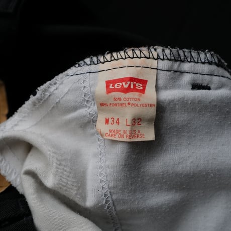 [W34 L30] Levi's 505_Black Black Tab_80s_no.6