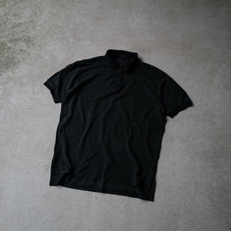 ［XL］Super Black_VINTAGE POLO SHIRT_made in USA_no.04