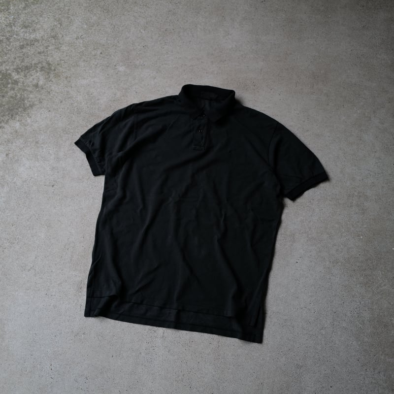 トップス anytee Super Black VINTAGE POLO SHIRT anytee Super Black VINTAGE POLO SHIRT