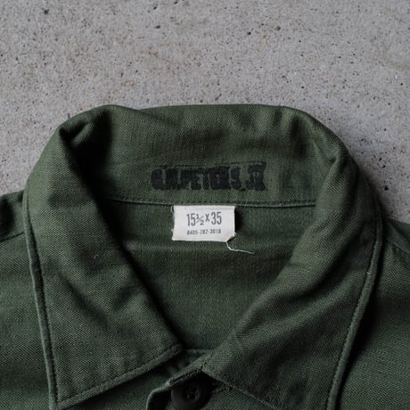 ［15 (1/2)］USMC Olive Green Shirts_Cotton 100_no.30