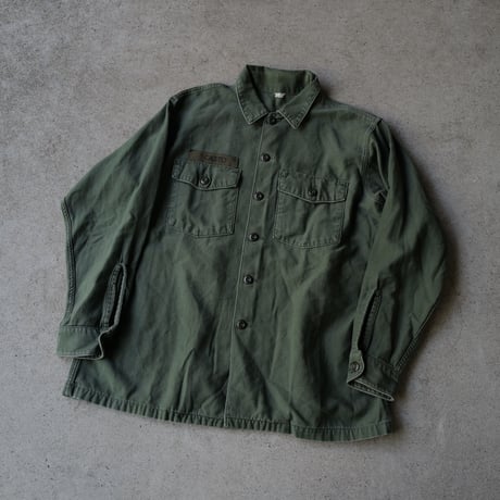 ［XXL (17 1/2)］USARMY Olive Green Shirts_Cotton100_no.17