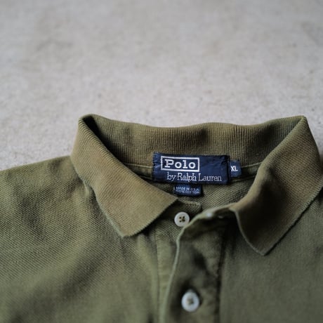 ［XL］POLO SHIRT_MADE IN USA_80-90s vintage_no.29