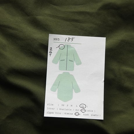 ［XL］m65 parka_no.185