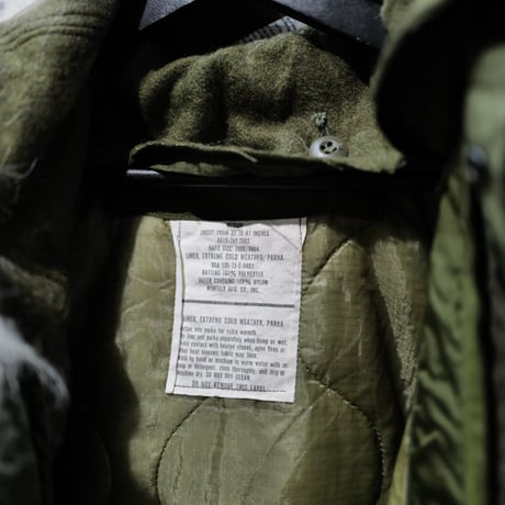 店頭で完売［M］m65 parka_fullset_1970's_deadstock_no.51