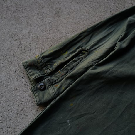 ［XXL (17 1/2)］USARMY Olive Green Shirts_Cotton100_no.6