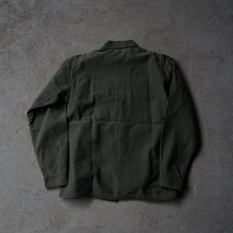 ［L (15 1/2)］USAMC Olive Green Shirts_Cotton100_no.4