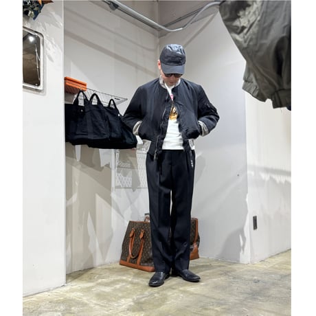 "Super Black" Shrink MA-1_Lavender Rib_no.4