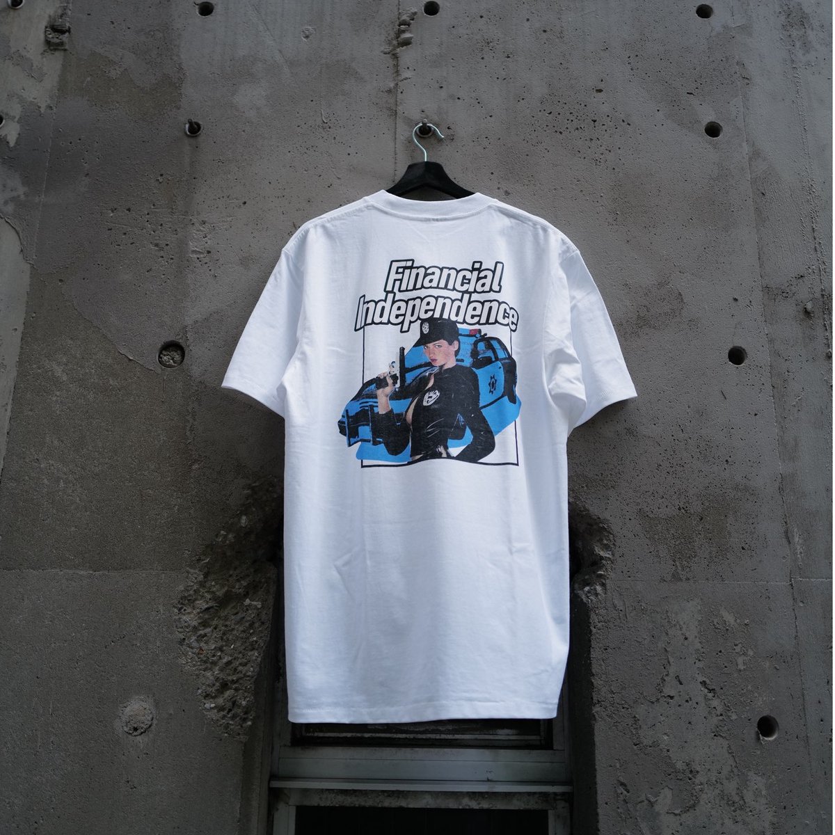 【完売品】anytee Financial Independent Tee anytee classics］Financial Independent Pocket t