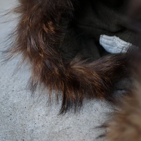 ［Free size］m51_first model_coyote fur hood_deadstock_no.4
