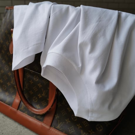 [anytee classics] Handmade Single Stitch Tee_White