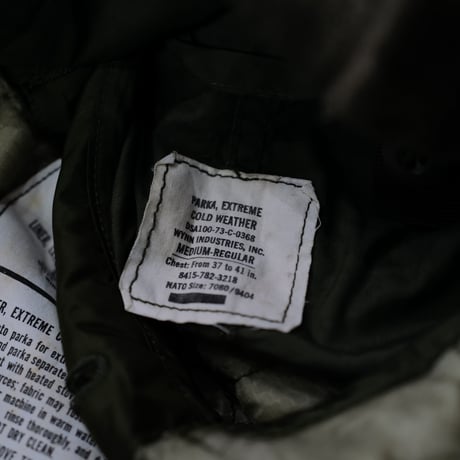 ［M］m65 parka_Mini tag model_fullset_deadstock_no.3