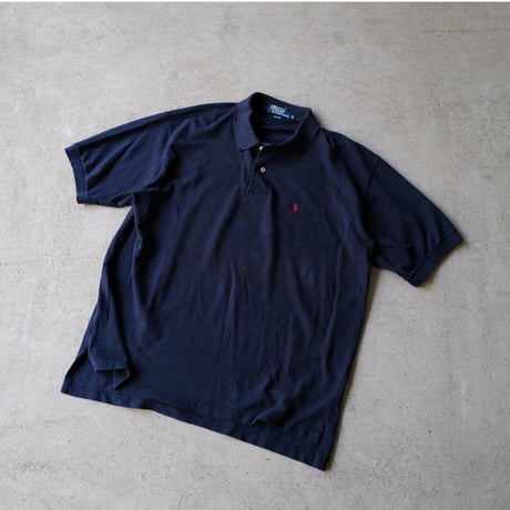 ［XL］POLO SHIRT_MADE IN USA_80-90s vintage_no.19