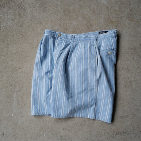 [W36] POLO SHORTS 2tuck_80s vintage_no.1