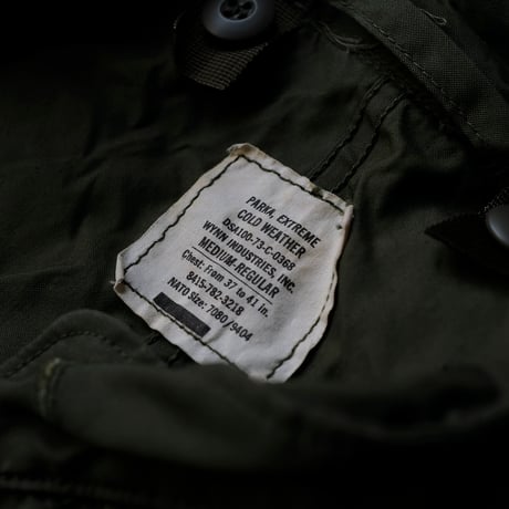［M］m65 parka_mini tag model_deadstock_no.5
