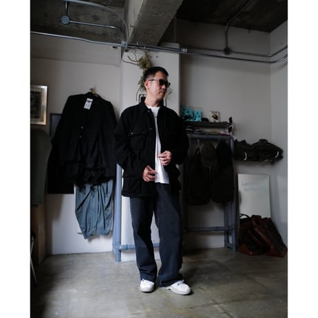 7月25日発売 [anytee classics] Military Wide Trousers_Faded Black